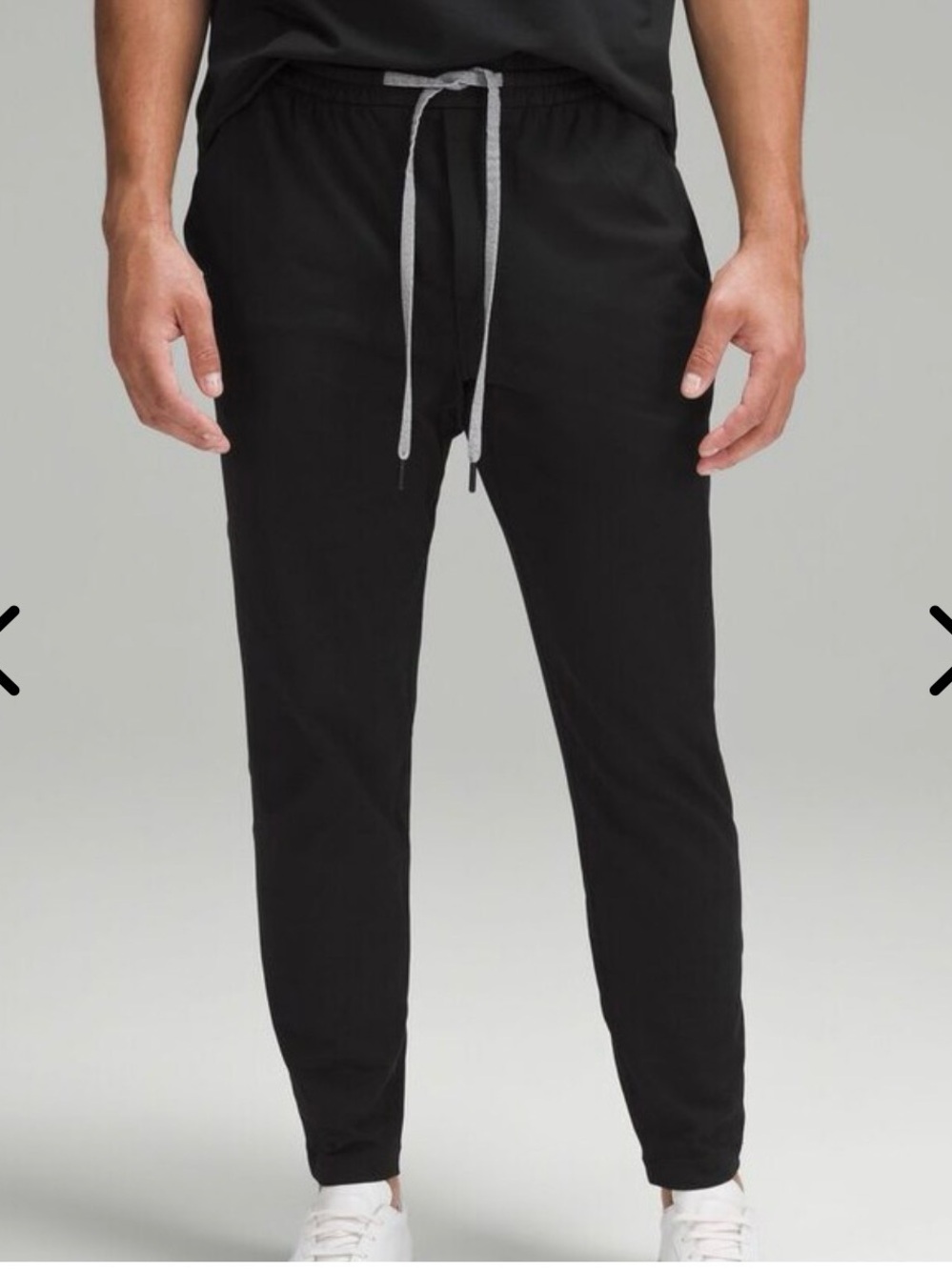 Lululemon Men’s Soft Jersey Tapered Pant 29” Black Size L NWT